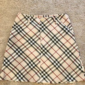 Burberry Mini Skirt, Size XS